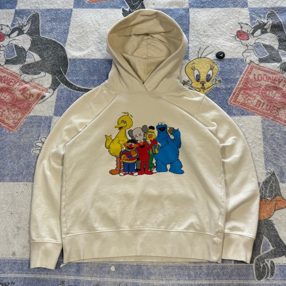 Kaws Sesame Street Uniqlo hoodie